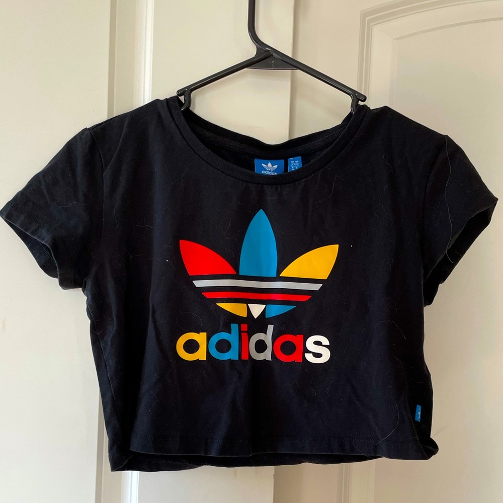 adidas original crop tee